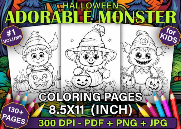 130 Halloween Monster Coloring Pages: A Strategic Resource for Children’s Book Publishing and Creative Business Growth