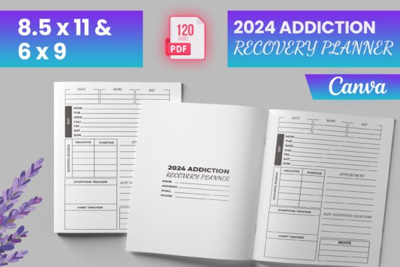 2024 Addiction Recovery Planner: Your Comprehensive Guide to Healing and Growth