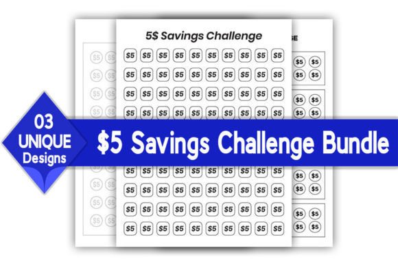 5 Savings Challenge Bundle Log Book: A Practical Tool for Building Financial Discipline and Reaching Your Goals