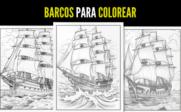 Barcos Increíbles Para Colorear for Creative Professionals