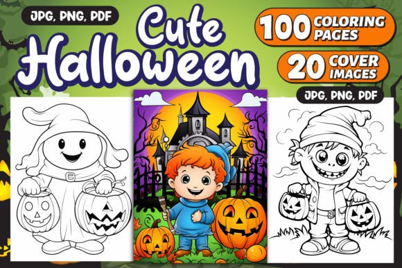 Cute Halloween Coloring Pages Vol 13: A Smart Asset for KDP Publishers