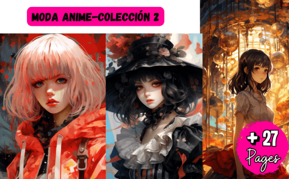 MODA ANIME-COLECCIÓN 2: Una Solución Creativa para Diseñadores y Vendedores