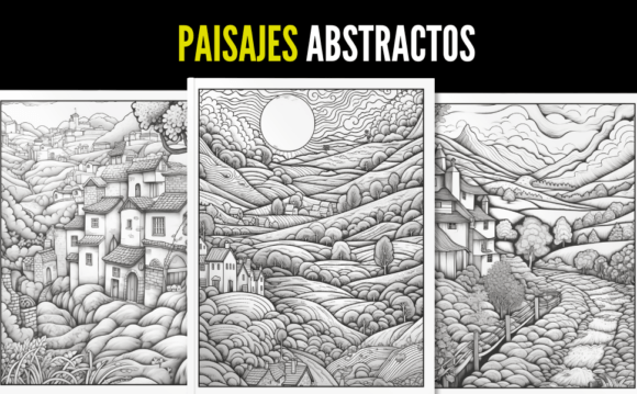 Paisajes Abstractos Para Colorear