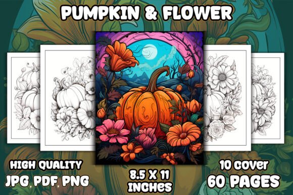 Pumpkin Flower Coloring Pages for KDP: A Strategic Asset for Creative Entrepreneurs