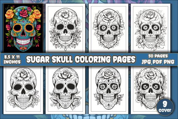 Sugar Skull Coloring Pages for KDP: A Practical Review of a Ready-Made Interior Solution
