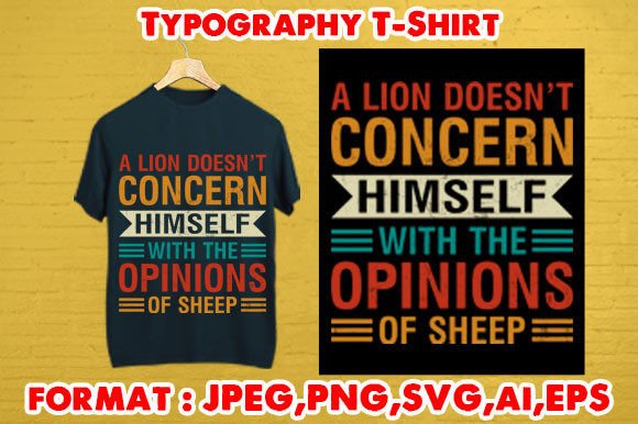 The Art of Words: Why a Typography T-Shirt Speaks Volumes in Your Print-on-Demand Business