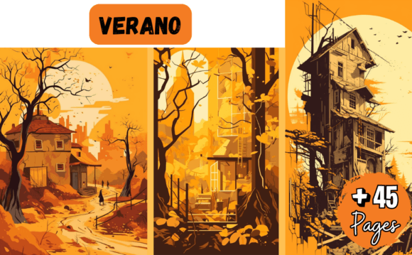 VERANO: Full-Color Digital Printables for KDP, POD, and Creative Projects
