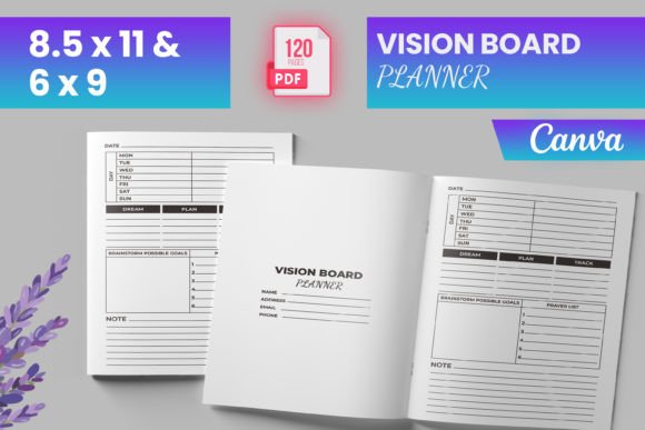 Vision Board Planner for Canva KDP: A Designer's Guide