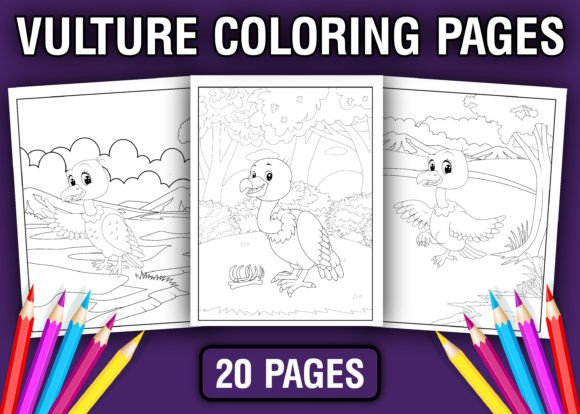 Vulture Coloring Book for Kids: Creative Fun and Business Opportunities
