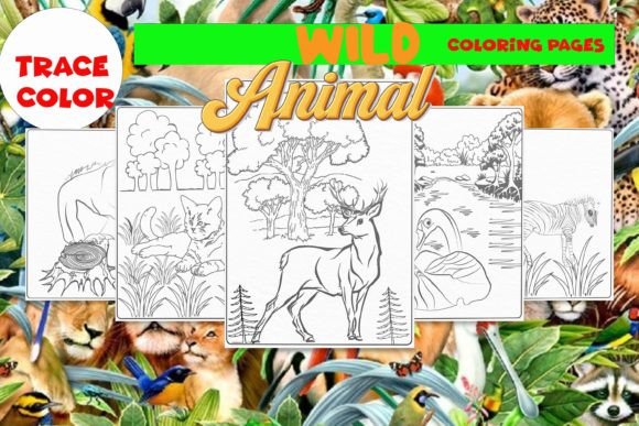 Wild Animal Coloring Pages for Kids. A Creative and Educational Tool