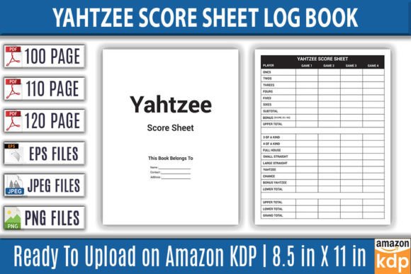 Yahtzee Score Sheet Log Book KDP Interior: A Practical Guide for Publishers and Game Enthusiasts